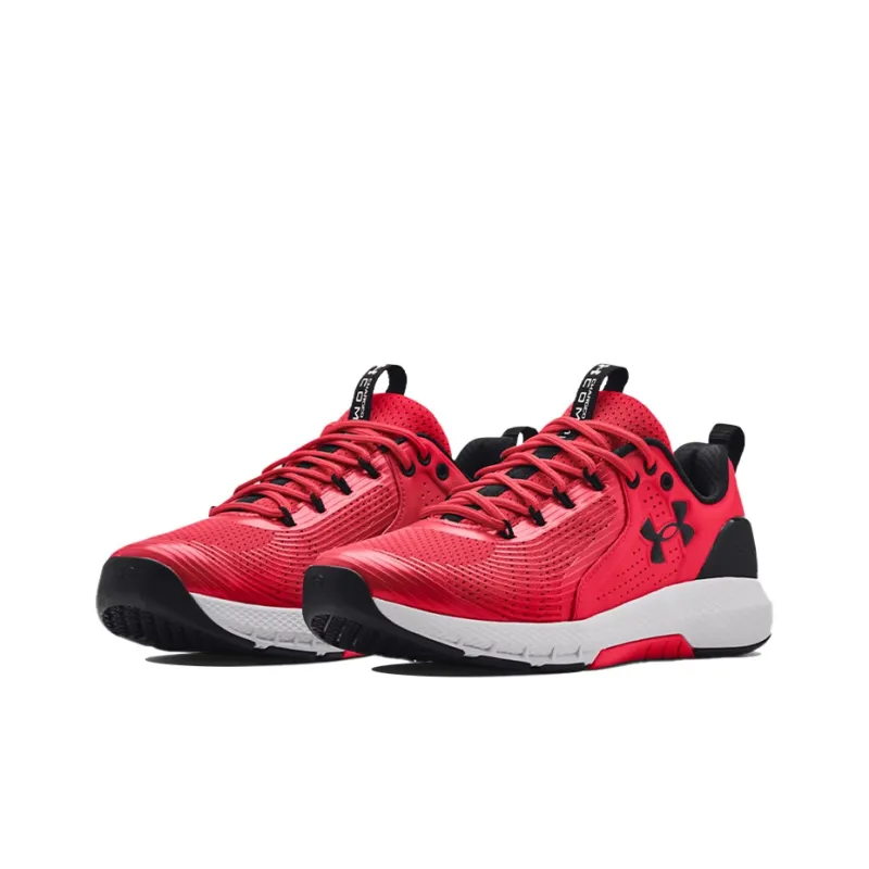 Under Armour Charged Commit 3 Training Shoes 'Red Halo Grey'-2