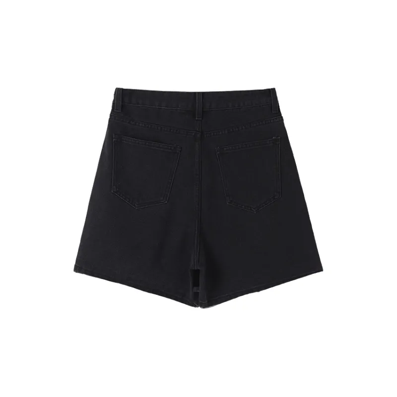 MITUAN Casual Shorts Women's Black-1