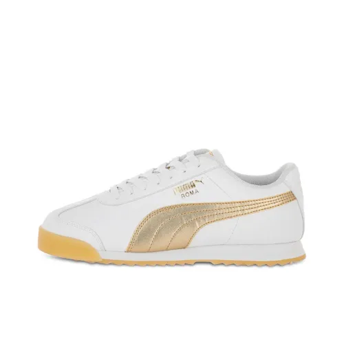 PUMA Roma Basic G Met Training Shoes Women's Low-Top White/Yellow