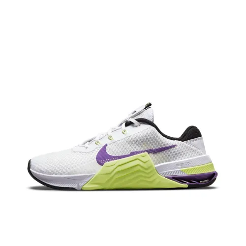 Nike Metcon 7 Training Shoes Women's Low-Top White/Purple/Green