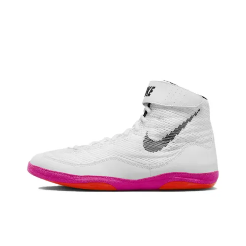 Nike Inflict Training Shoes Unisex High-Top White/Pink