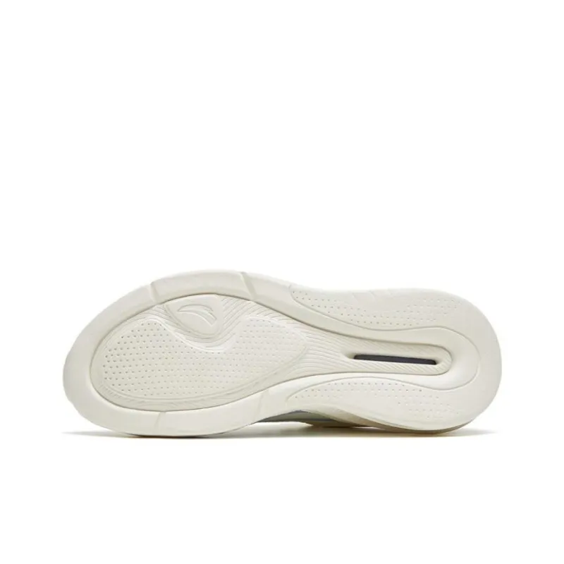 Anta Shenxi Anti Slip Wear Resistant Low Top Training Shoes Women's White Blue-4