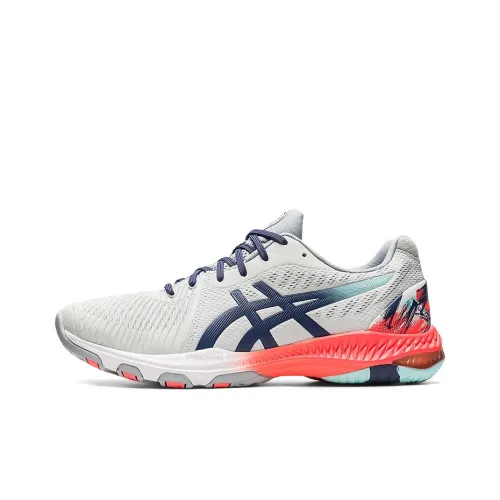 Asics Netburner Ballistic FF 2 Training Shoes Men Low-Top Gray/Blue