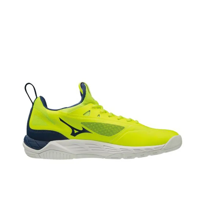 Mizuno Wave Luminous Unise Volleyball Training Shoes Unisex Yellow Blue-1