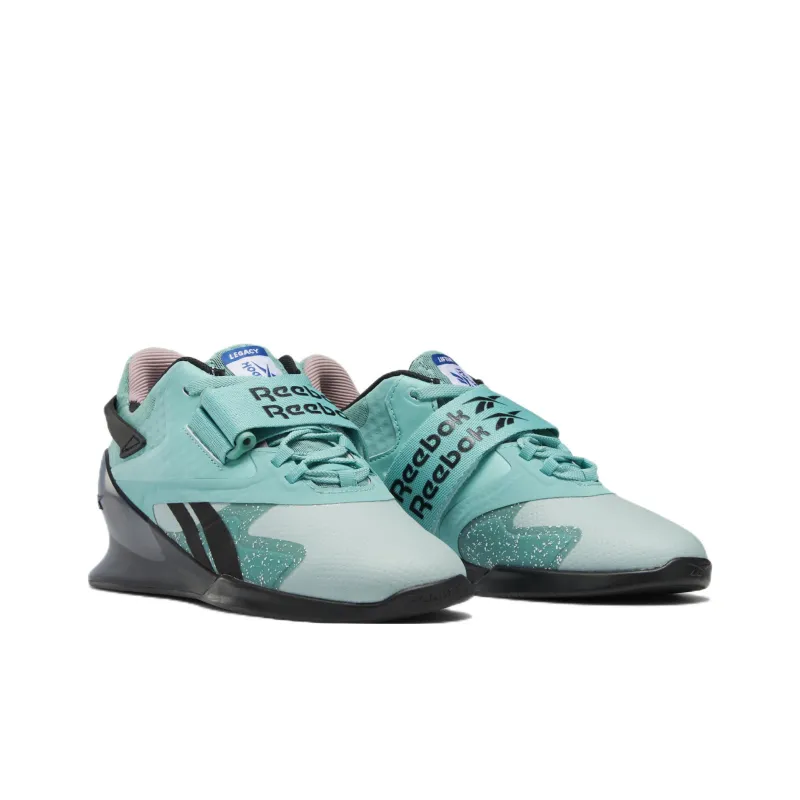 Reebok Legacy Lifter 2 Anti-Slip Wear-Resistant Low-Top Training Shoes Women's Blue Black-2
