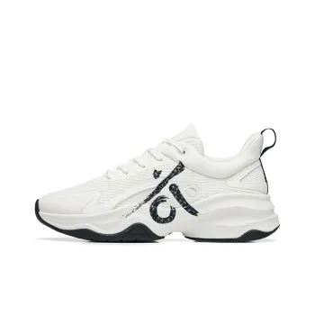 Anta Cushioning Anti Slip And Wear Resistant Height Increasing Low Top Training Shoes Women's White