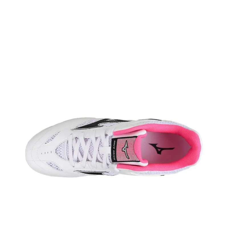 Mizuno Wave Drive Training Shoes Unisex Low Top Pink/White-1