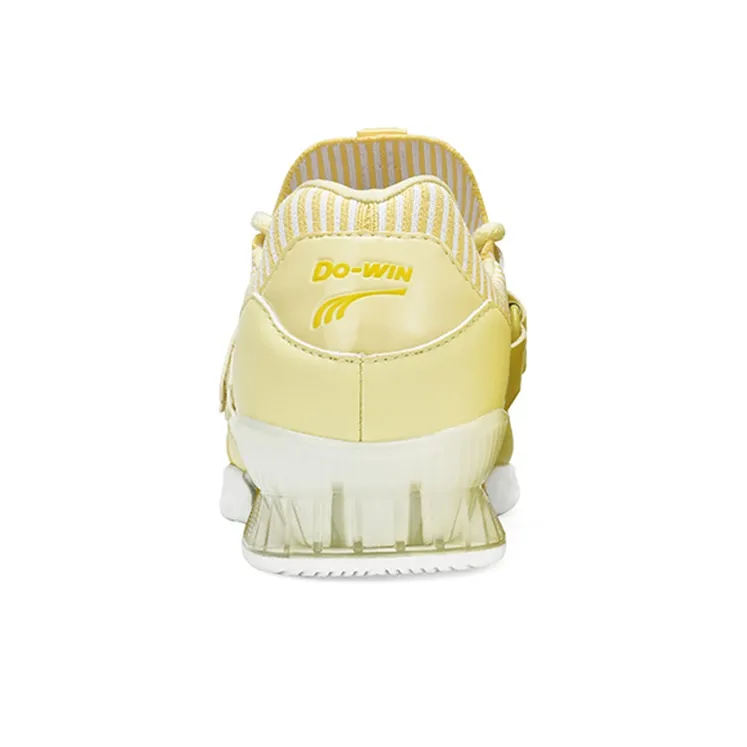 DO WIN Coverage, Support, Balance, Slip Resistant Low Top Training Shoes Unisex Milk Yellow-3
