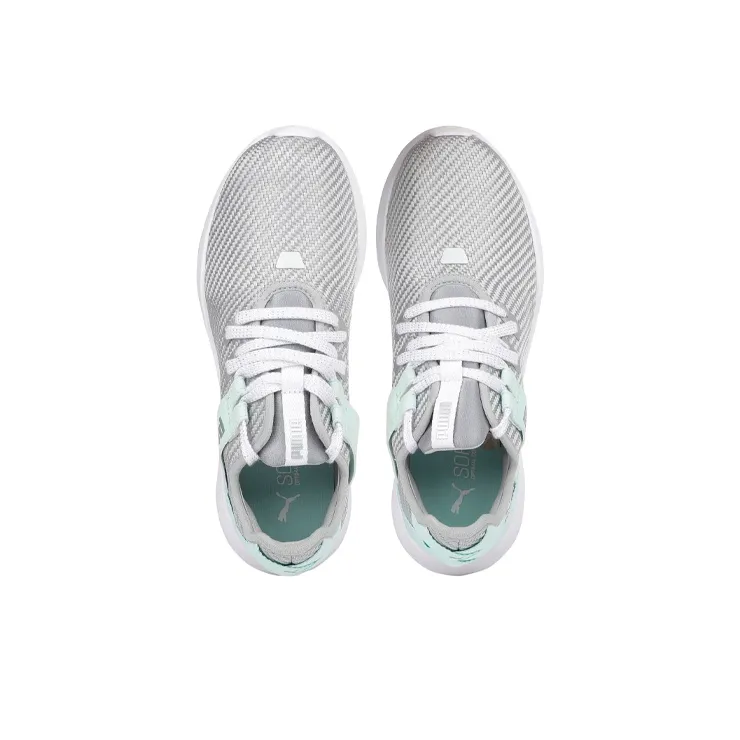 PUMA Radiate Durable Cushioning Low-Top Training Shoes Women's Silver White-2