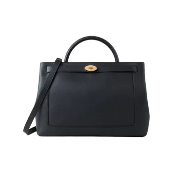 Mulberry Calfskin Shoulder Bag, Crossbody Bag, Handbag Women's Black