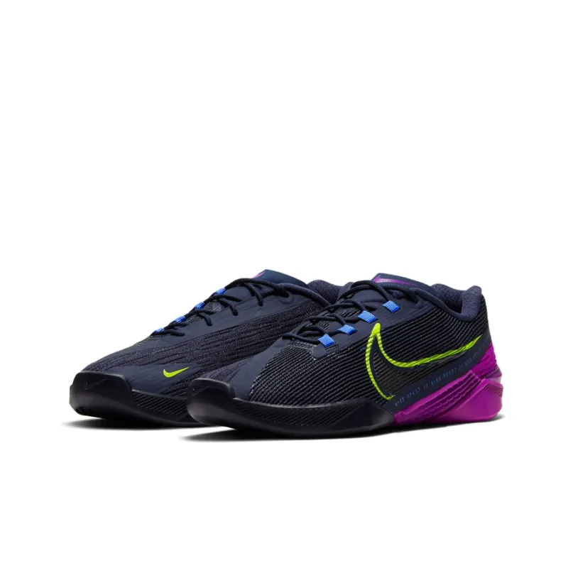 Nike React Metcon Turbo Blackened Blue Red Plum Women's-2