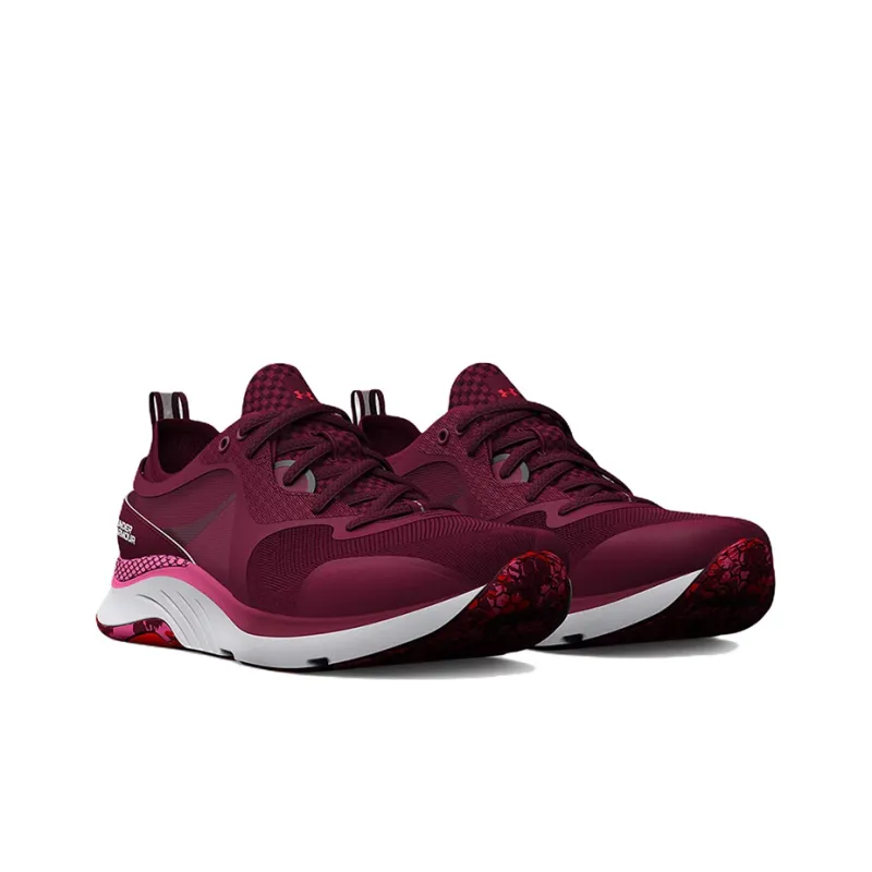 Under Armour Hovr Omnia Printed 'Dark Cherry' Women's-2