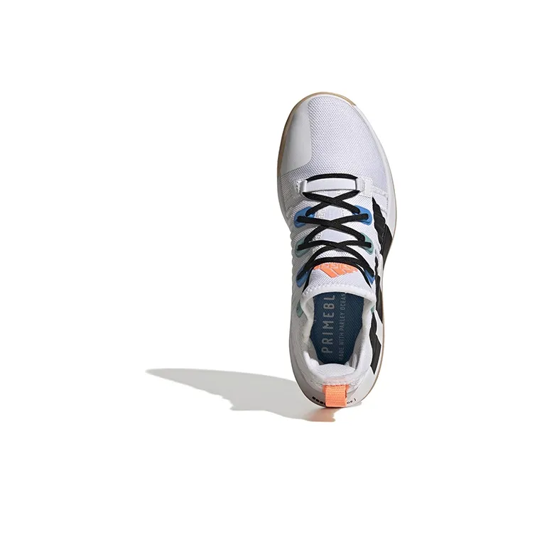 Stabil Women's Adidas Next Gen Primeblue Wide 'White Beam Orange Gum' Women's-4