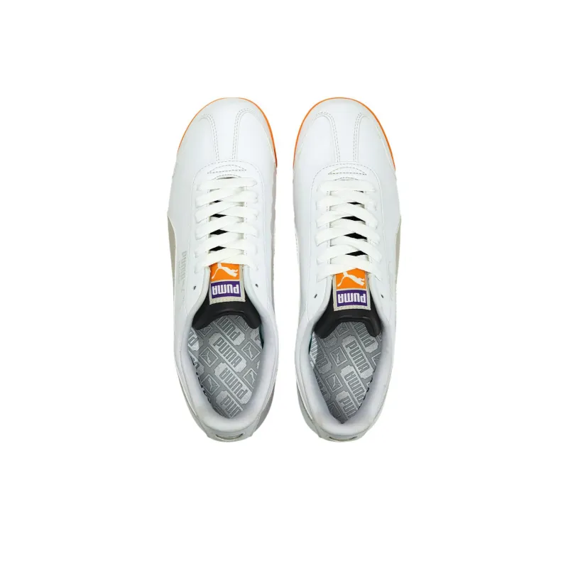 PUMA Roma Basic Plus Training Shoes Men Low-Top White/Orange/Gray-2