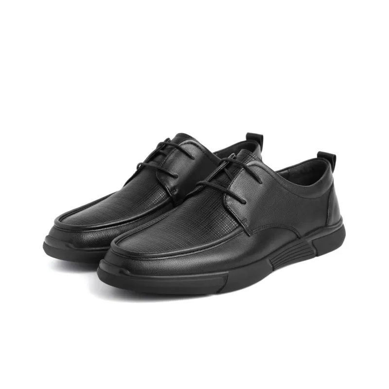 BELLE Dress Shoes Men Low-Top Black-2