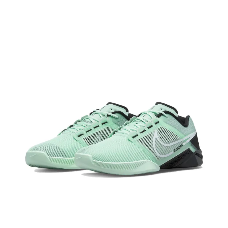 Nike Zoom Metcon Turbo 2 Cushioned Anti Slip And Wear Resistant Lightweight Low Top Training Shoes Men's Cyan Black-2