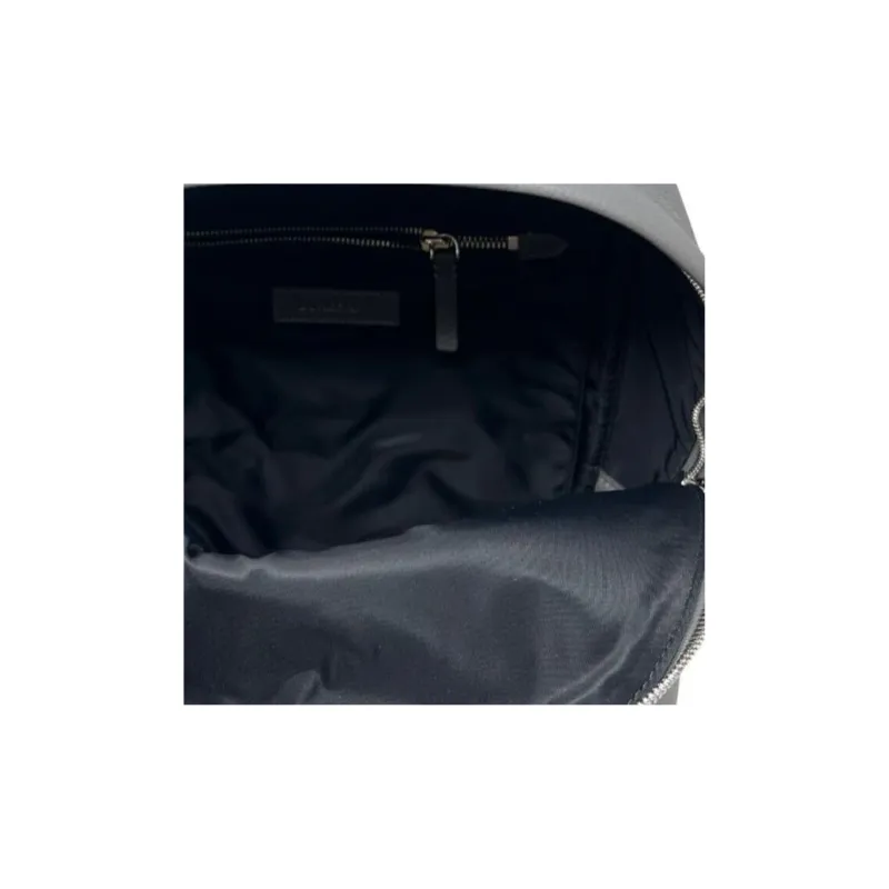 Burberry Leather Backpack Regular Unisex Charcoal Gray-6