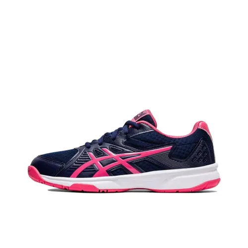 Asics Court Slide 1 Durable Breathable Low-Top Training Shoes Women's Blue Pink
