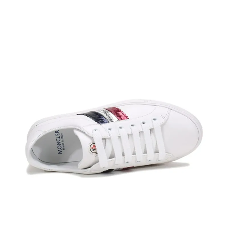 Moncler Stylish Skateboarding Shoes Women's White-4