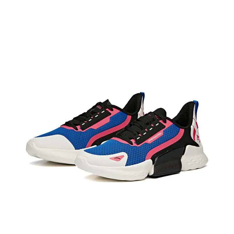 ANTA Variety Training Collection Training Shoes Men Low Top Pink/Navy Blue/Black/Ivory White-1