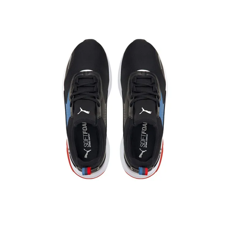 PUMA BMW M Series Training Shoes Men Low Top Black/White/Red-2