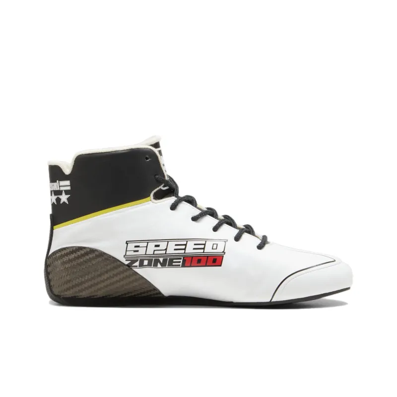 JUNE AMBROSE x PUMA Scuderia Ferrari Pro Anti-Slip Wear-Resistant Mid-Top Training Shoes Women's White Black Red-1