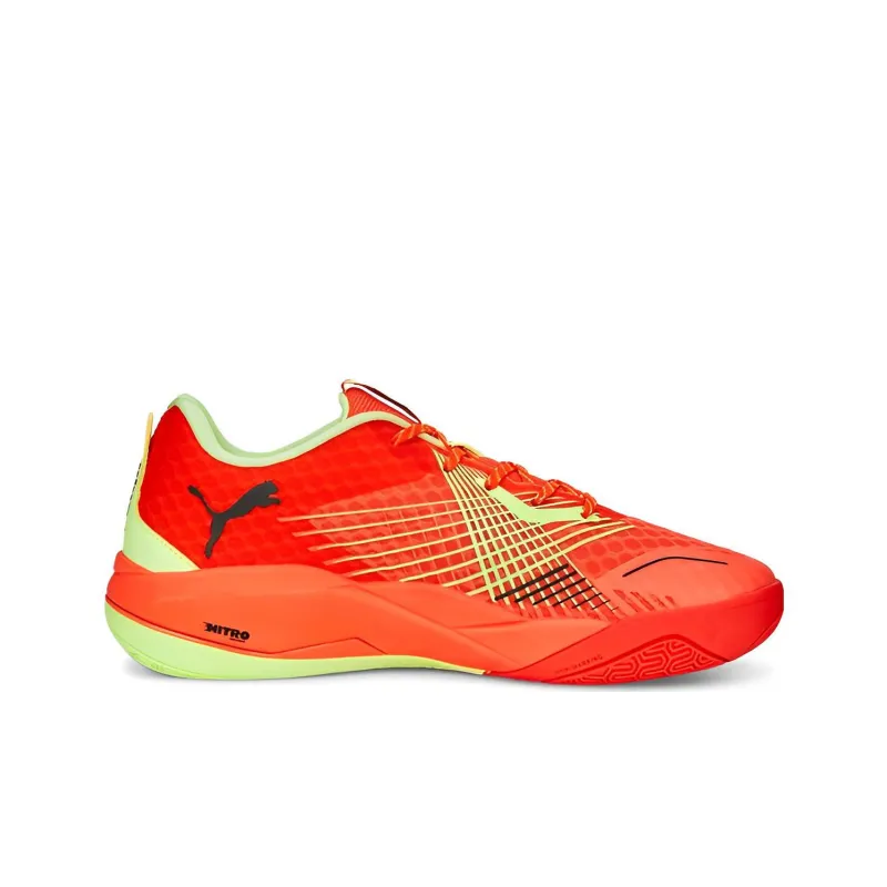 PUMA Eliminate Power Nitro 2 Racquet 'Red Blast Fast Yellow'-1