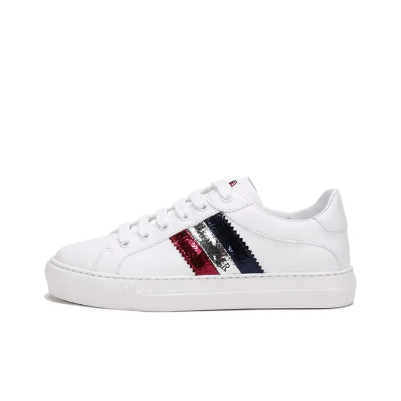 Moncler Stylish Skateboarding Shoes Women's White-0
