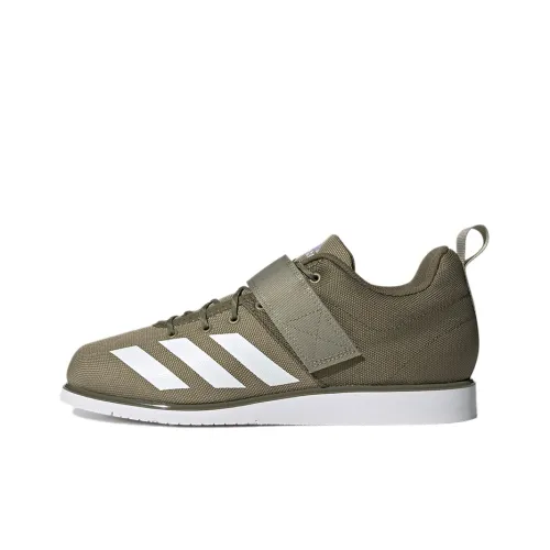 Adidas Powerlift Training Shoes Unisex Low-Top Olive Green