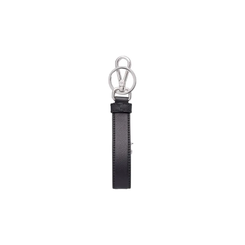 PRADA Logo plaque Keychain-1