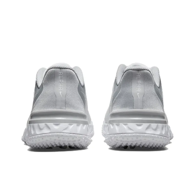 Nike Alpha Huarache Elite 3 Turf 'White Metallic Silver' Women's-4