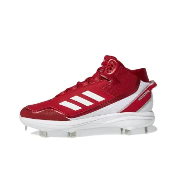 Adidas Icon 7 Mid Cleats Anti Slip Wear Resistant Mid Top Training Shoes Men's Red