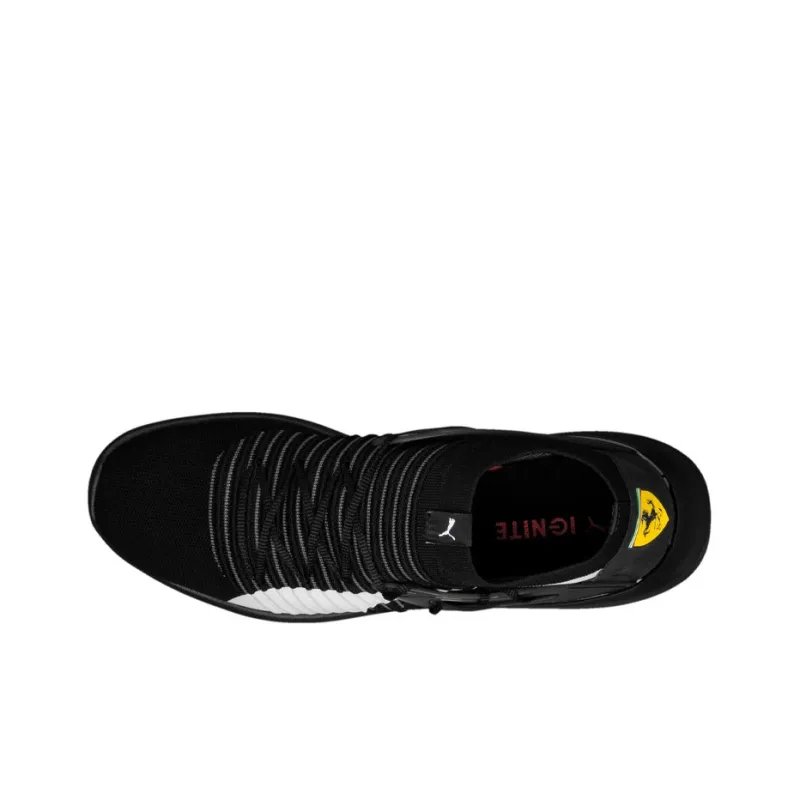 Ferrari x PUMA Scuderia Ferrari Evo Sock Race Anti-Slip Wear-Resistant Low-Top Training Shoes Men's Black-3
