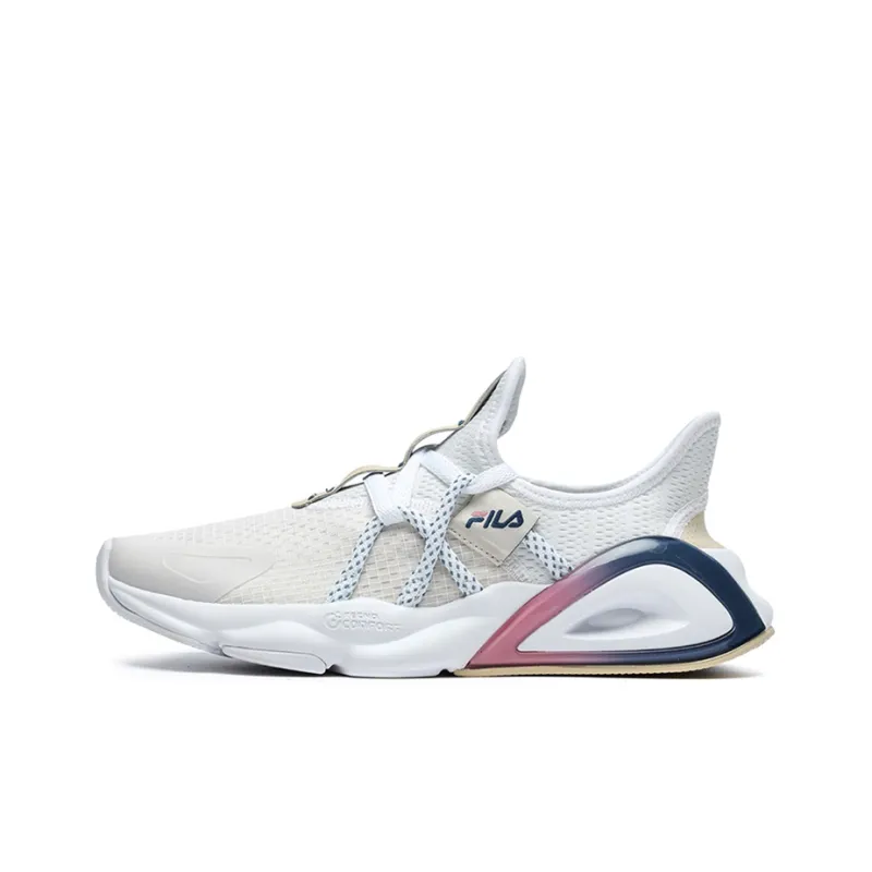 FILA GROOVE Cushioning Anti-Slip And Wear-Resistant Low-Top Training Shoes Women's White-0
