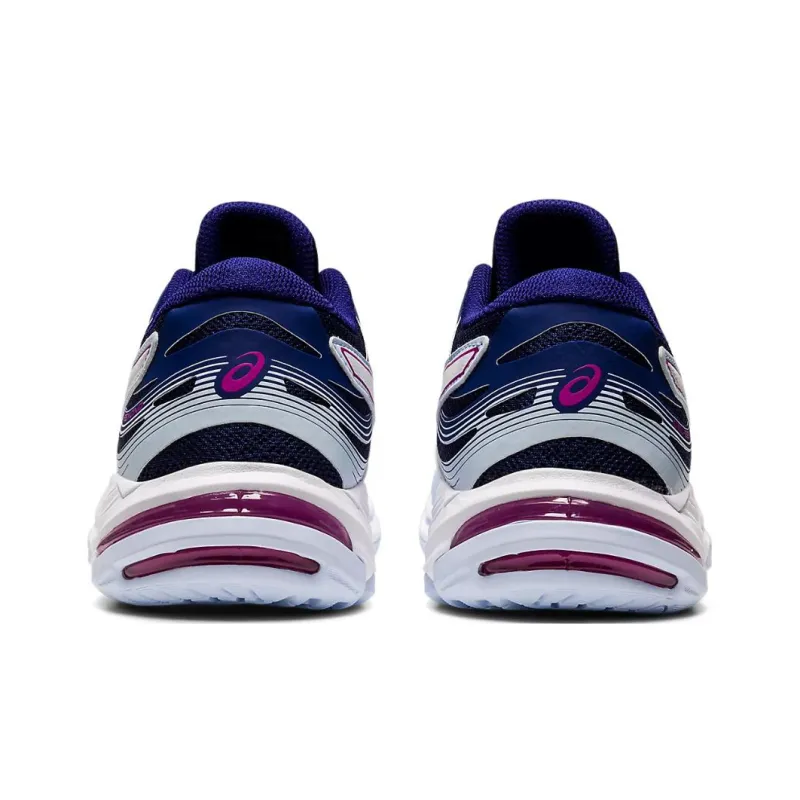 Asics Gel Beyond 6 Anti Slip Wear Resistant Low Top Volleyball Shoes Women's Blue White-5
