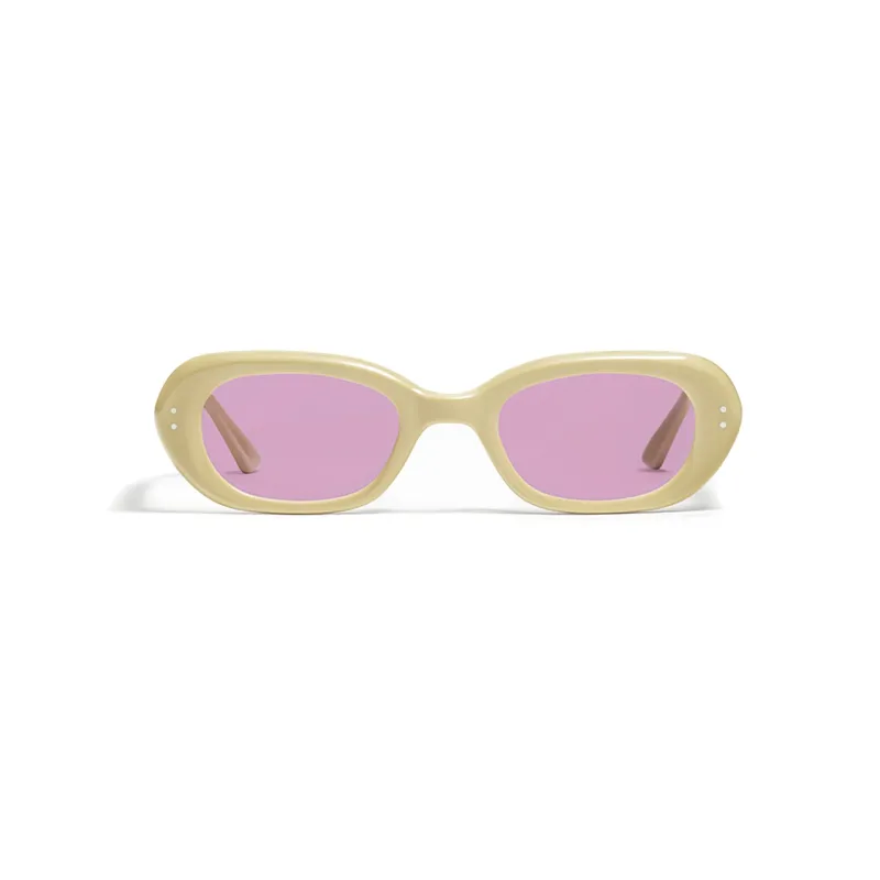 GENTLE MONSTER Rectangular Sunglasses Unisex Yellow-1