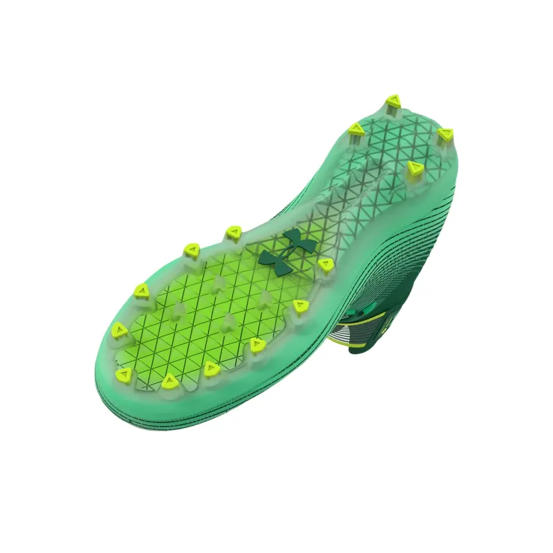 Under Armour Highlight MC High-Top Training Shoes Men's Steam Green-4