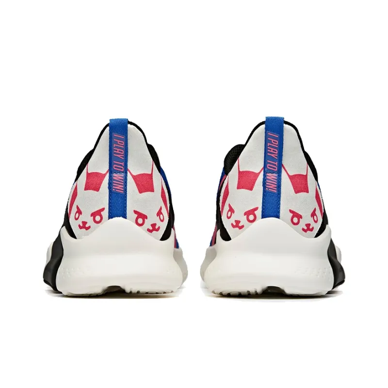 ANTA Variety Training Collection Training Shoes Men Low Top Pink/Navy Blue/Black/Ivory White-3