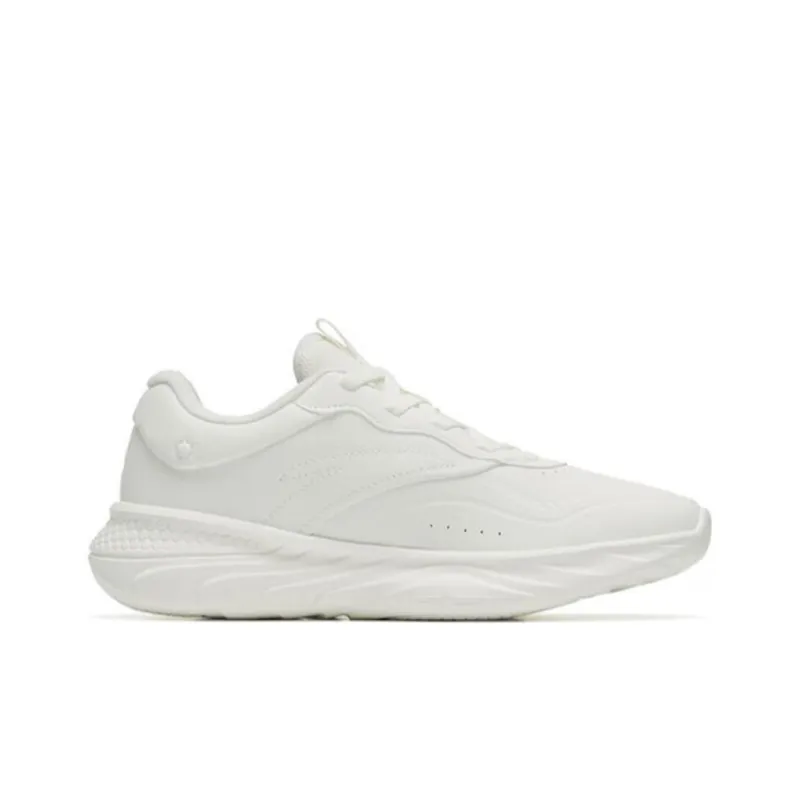 Anta Variety Training Collection Slip Resistant Cushioning Abrasion Resistant Low Top Training Shoes Ivory White-1