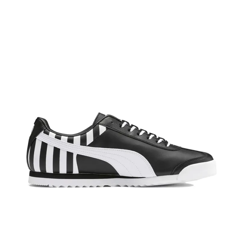 PUMA Roma Classics Anti-Slip And Wear-Resistant Lightweight Low-Top Training Shoes Men's White-1