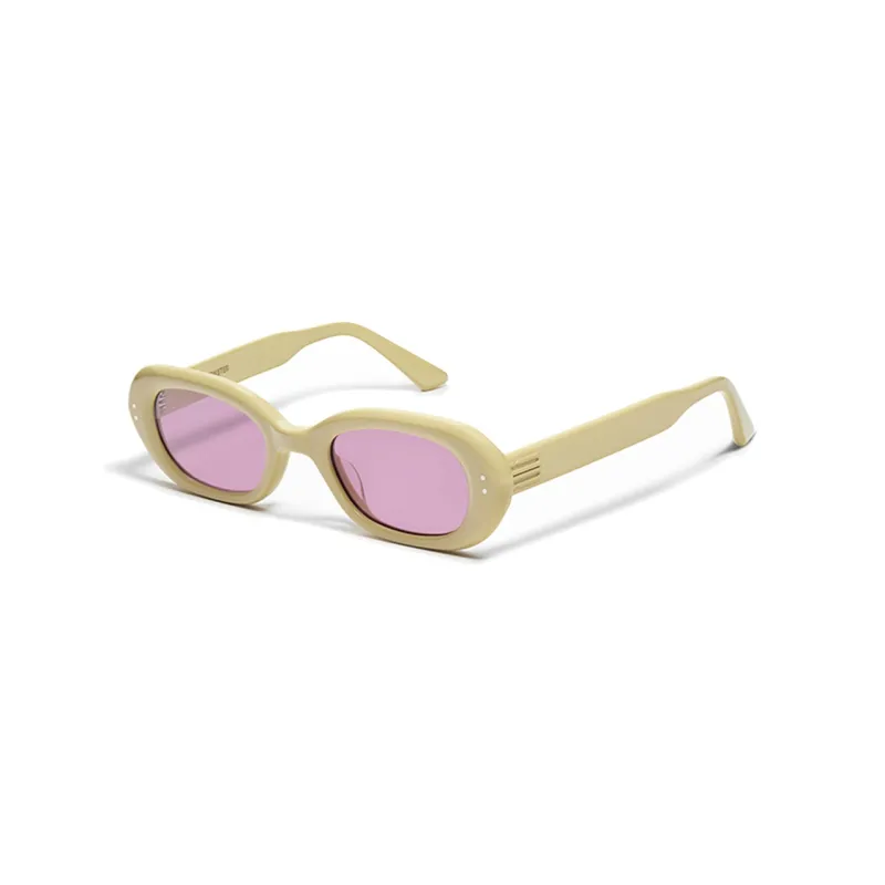 GENTLE MONSTER Rectangular Sunglasses Unisex Yellow-0