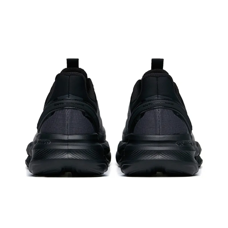 Anta Variety Training Collection Cushioning Anti Slip Wear Resistant Breathability Low Top Training Shoes Men's Black-3