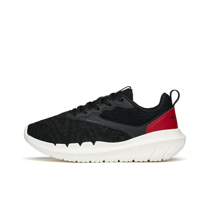 ANTA Training Shoes Men Low Top Black/Red-0