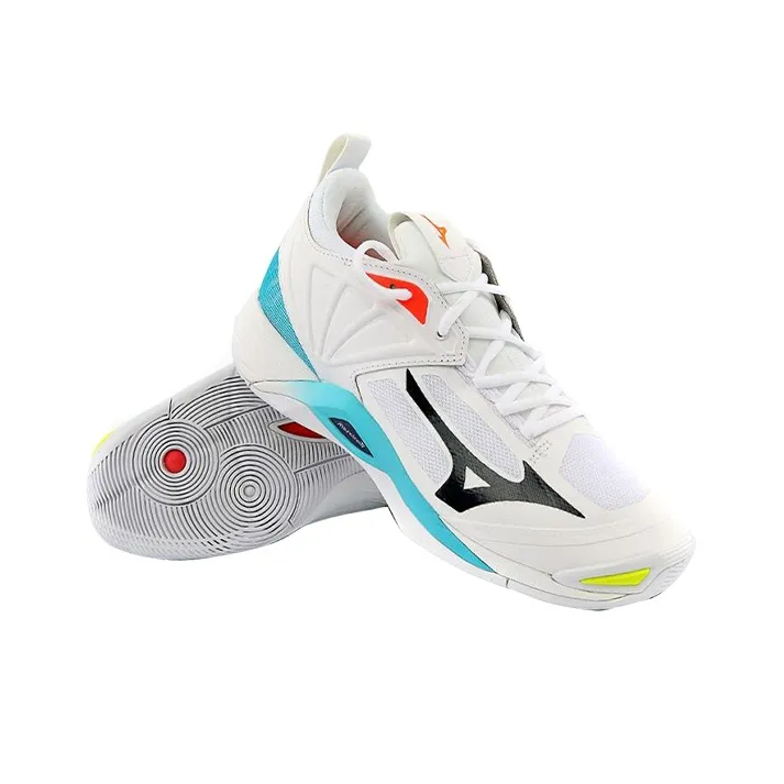 Mizuno Wave Momentum 2 'White Blue'-3