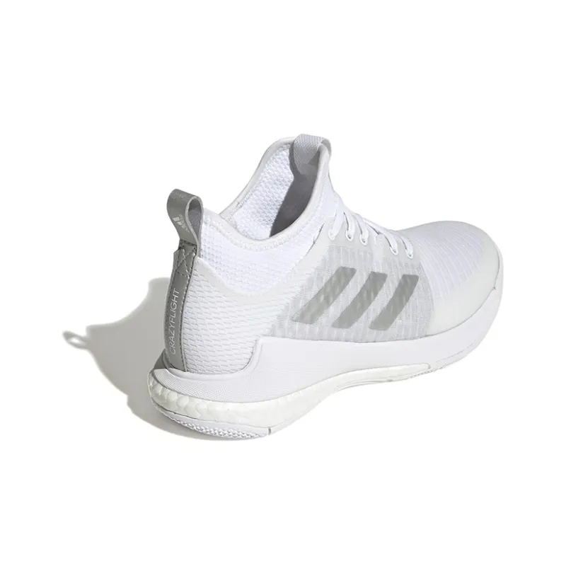 Crazyflight Women's Adidas Mid 'White Silver Metallic' 2022 Women's-2