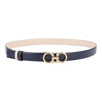 Ferragamo Reversible Logo Plaque Buckle Belt