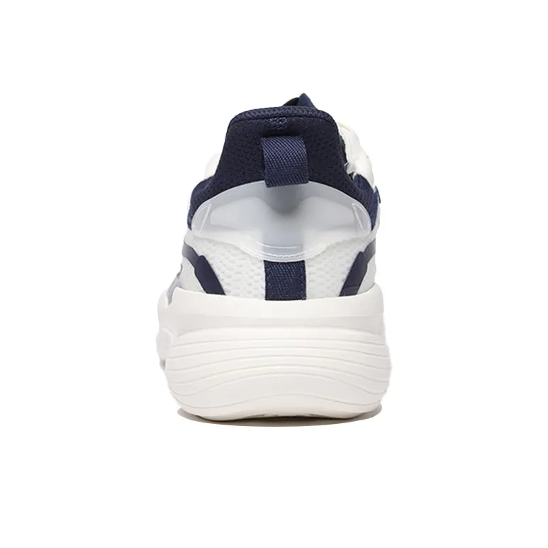 ANTA Training Shoes Men Low Top Ivory White/Opaque Simple Blue-3