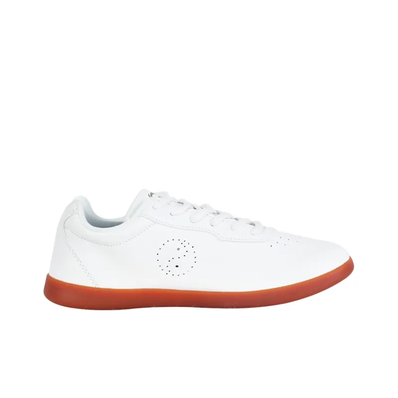 LiNing Tai Chi Anti Slip And Wear Resistant Breathable Low Top Training Shoes Unisex Red White-1