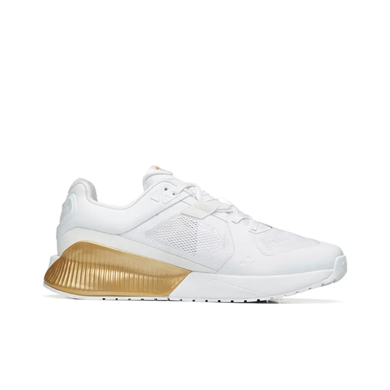 Anta Cushioning Anti Slip Wear Resistant Breathable Impact Resistant Low Top Training Shoes Men's White-1