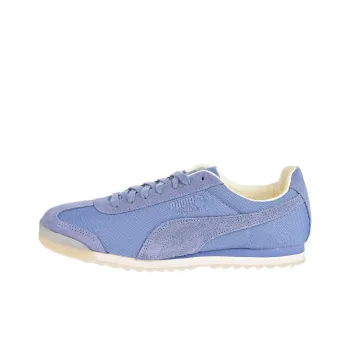 PUMA Roma Mated Clay Cushioning Wear-Resistant Low-Top Training Shoes Men's Blue White